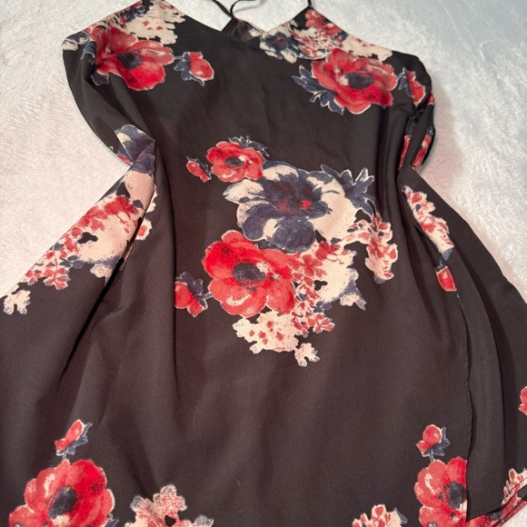 NWOT Free People Floral Mini Slip Dress - Picture 3 of 8